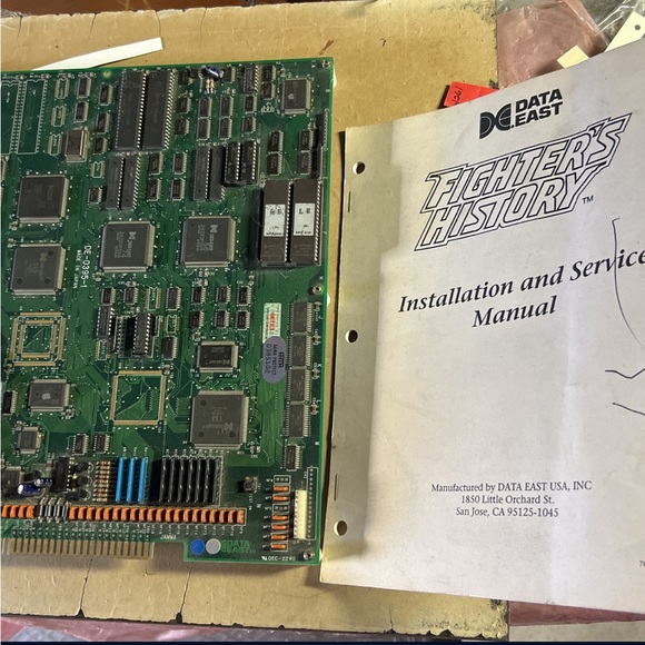 Fighters History Data East + Manual Jamma Arcade Game PCB Board CC - Picture 2 of 8